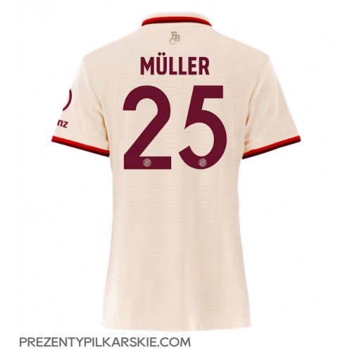 Stroje piłkarskie Bayern Munich Thomas Muller #25 Koszulka Trzeciej dla damskie 2024-25 Krótki Rękaw
